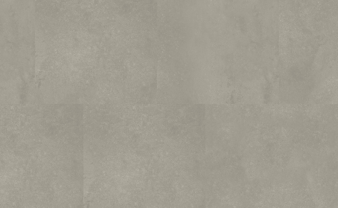 Крупный план текстуры виниловой плитки Tarkett iD Tilt Polished Concrete Steel.
