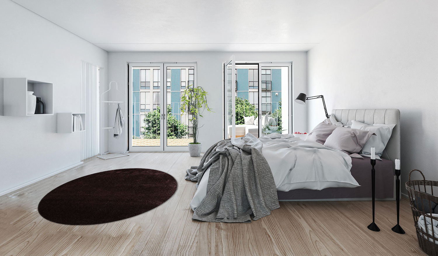 Ковер круглый Tarkett Dolce Vita 01 BBB, коричневый, Россия