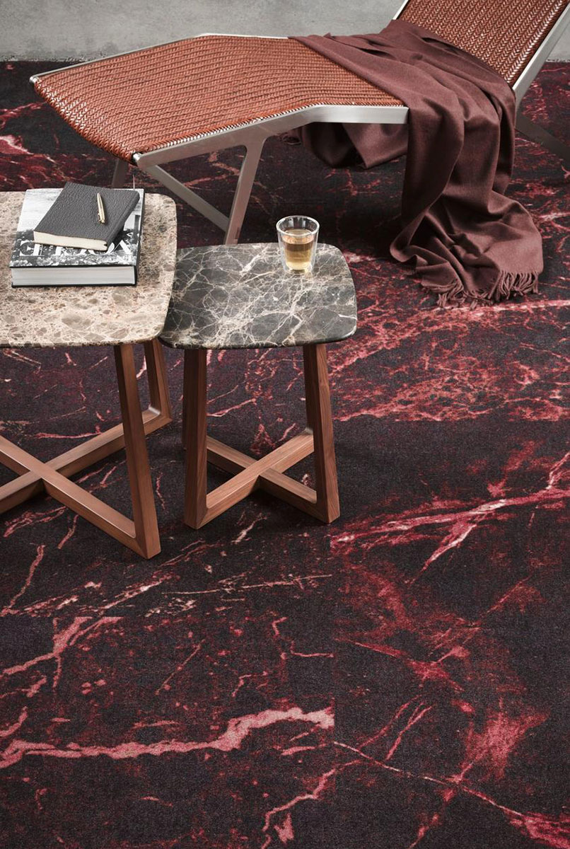 Ковролин с принтом Desso Sense Of Marble AA81 2118, Нидерланды
