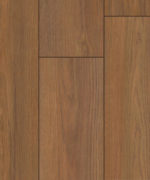 Крупный план ламината Tarkett Easy Line 5G Kingsley Oak Brown, структура панелей.