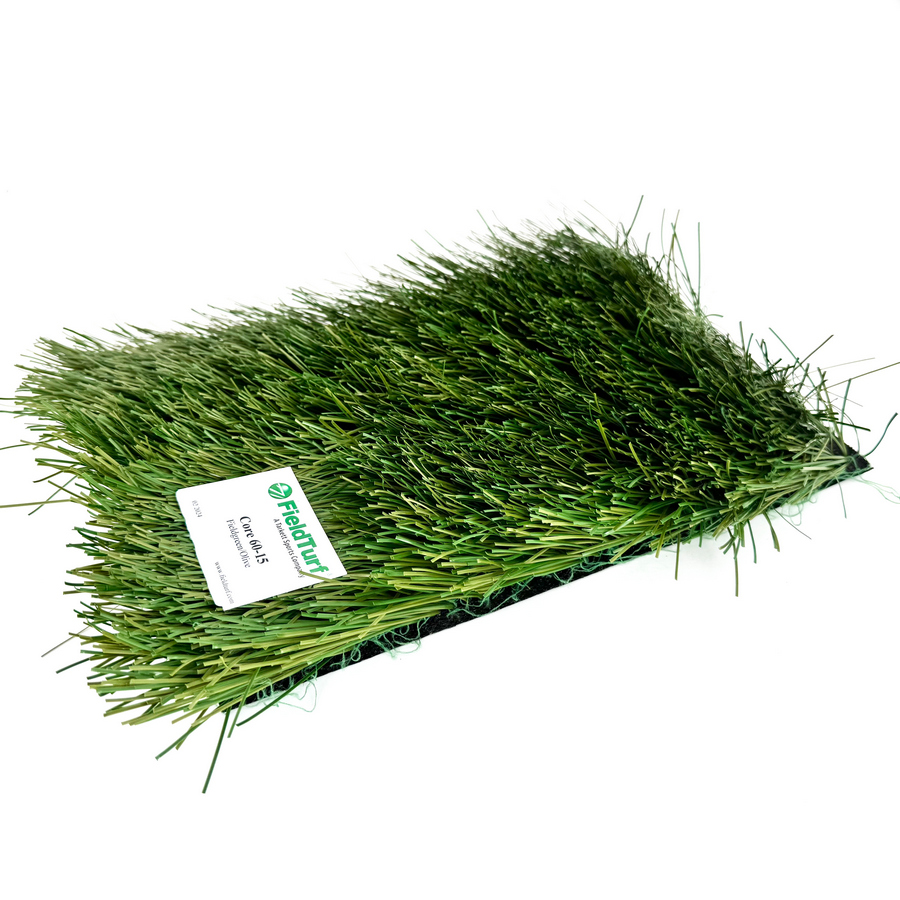 Образец профессиональной искусственной травы FieldTurf Core 60-15 для стадионов и футбольных полей