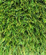 Крупный план густого монофиламентного ворса искусственной травы FieldTurf XM7 40-13 для спортивных полей