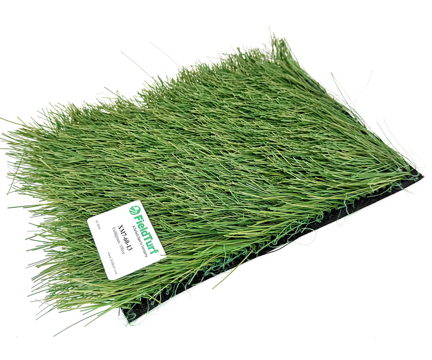 Образец спортивного искусственного газона FieldTurf XM7 60-13 на износостойкой полипропиленовой основе