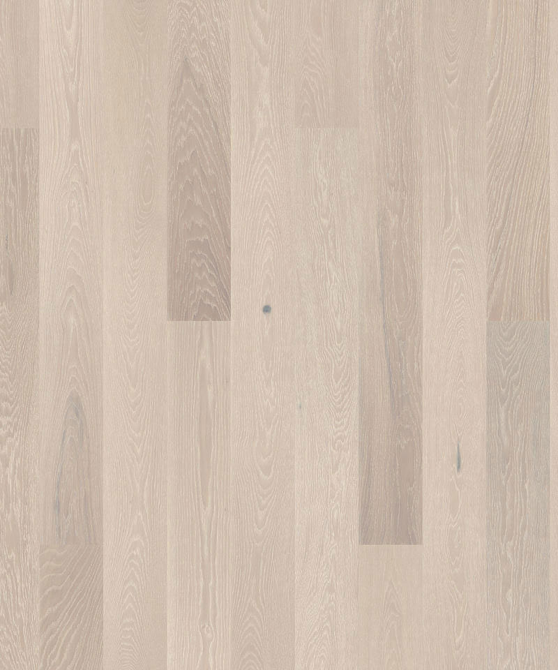 Prestige---OAK-GREY-SLATE-01 Крупный план лицевой поверхности однополосной паркетной доски Tarkett Prestige Oak Grey Slate.