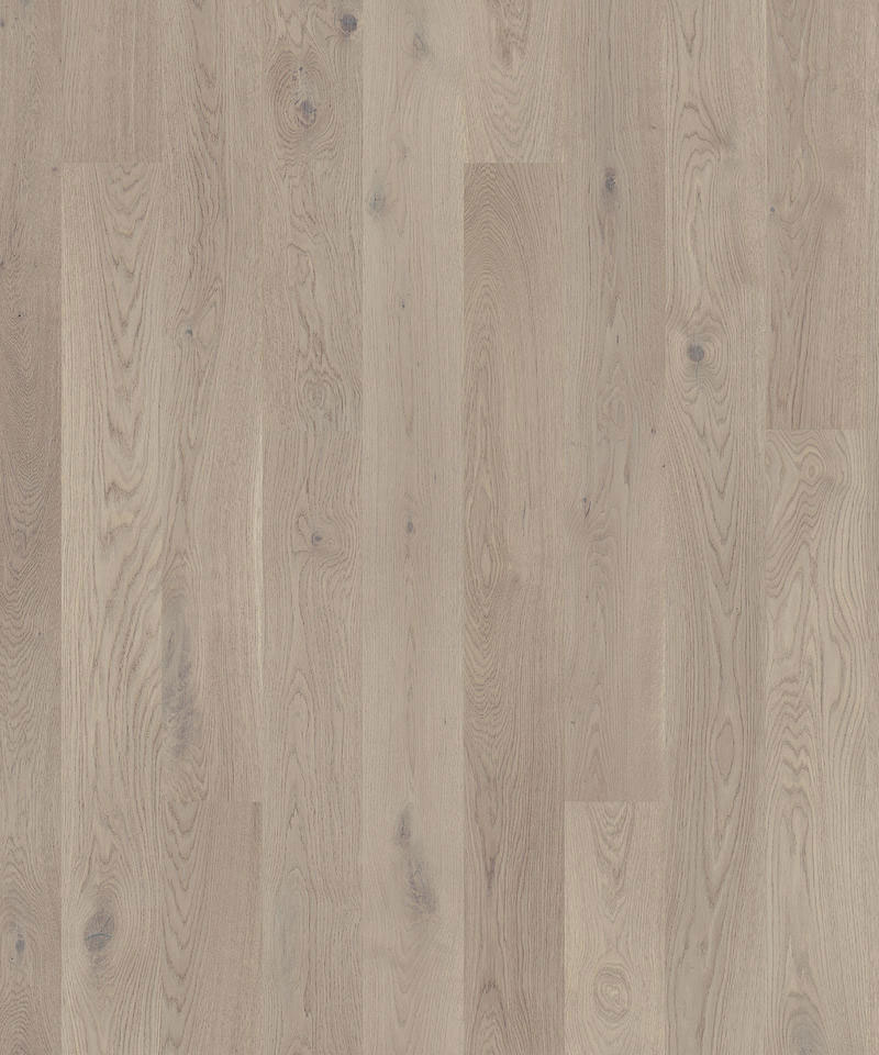 TH_Wood_Grace_Oak_Grey_Chiffon_Plank_01 Крупный план лицевой поверхности паркетной доски Tarkett коллекции Grace в утонченном сером дизайне Oak Grey Chiffon