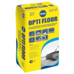Высокопрочный ровнитель для пола Kesto Opti Floor в фирменной бумажной упаковке.