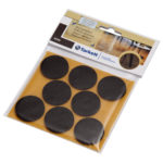 Упаковка самоклеящихся защитных фетровых накладок Tarkett Floor protectors для ножек мебели диаметром 28 мм.