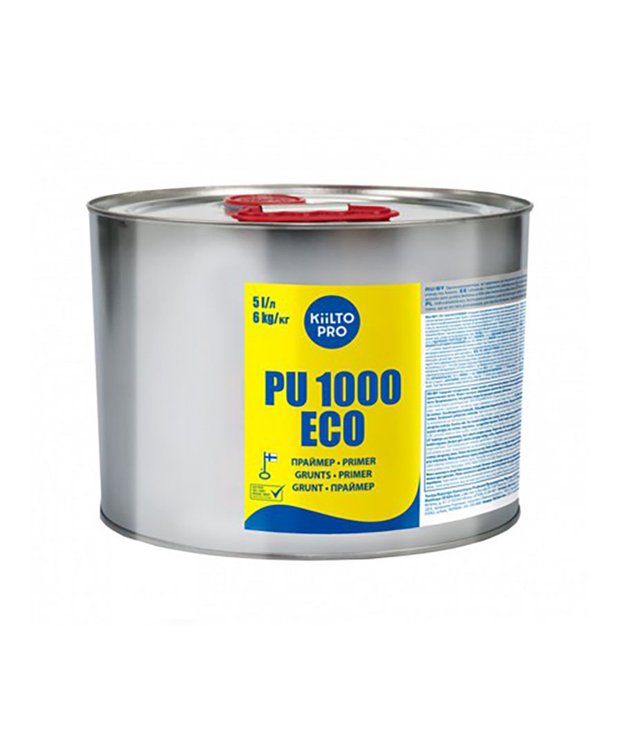 kiilto-pu-1000-eco-10-l Пластиковое ведро двухкомпонентного полиуретанового клея для паркета и тяжелых покрытий Kiilto Pro PU 1000 Eco.
