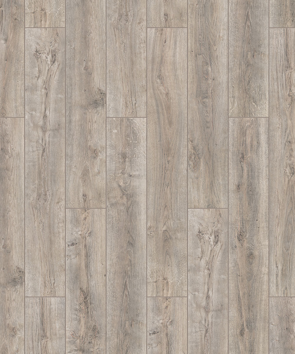 TH_Estetica_Oak_Effect_Light_Grey Ламинат Tarkett Estetica Oak Effect Light Grey влагостойкий общего плана раскладки планок светло-серого цвета