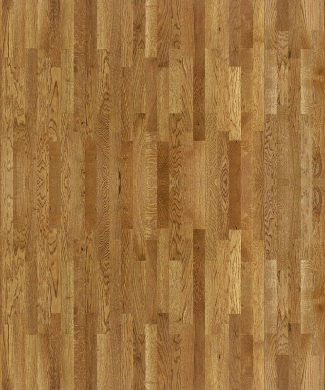 Макроснимок покрытия Europarket Oak Golden наглядно демонстрирует классическую трехполосную структуру дуба в насыщенном золотистом оттенке.