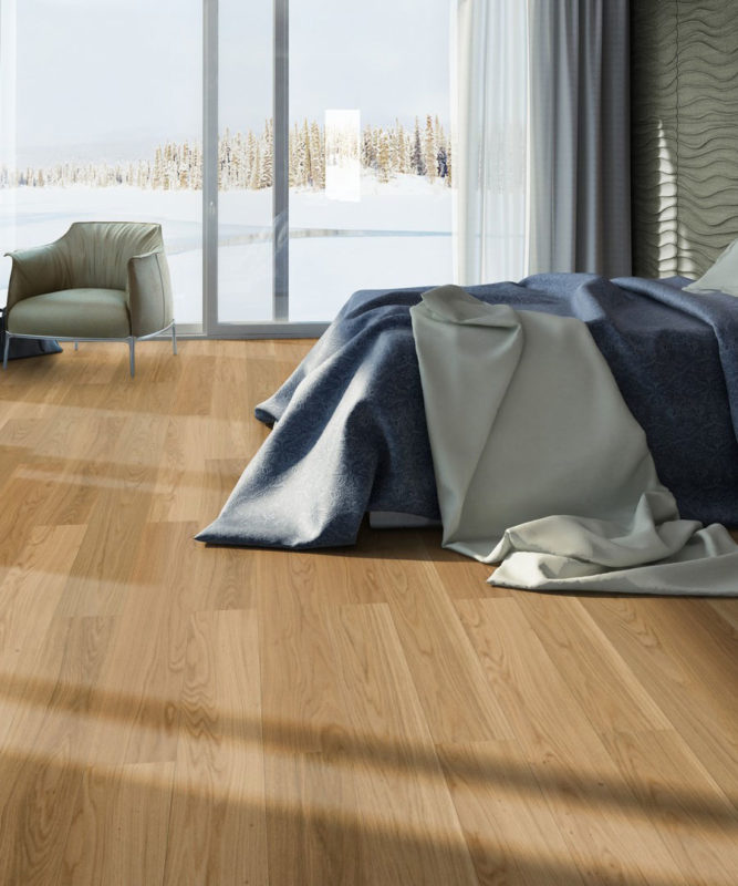 Трехполосная паркетная доска Tarkett Step XL & L Дуб Барон браш, Сербия