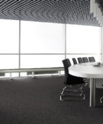 Ковровая плитка Desso Metallic Shades AA57 9031 черная, Нидерланды