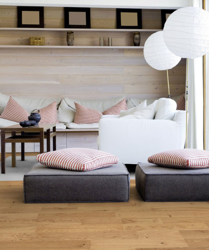 Трехполосная паркетная доска Tarkett Pure Oak Nature Duoplank