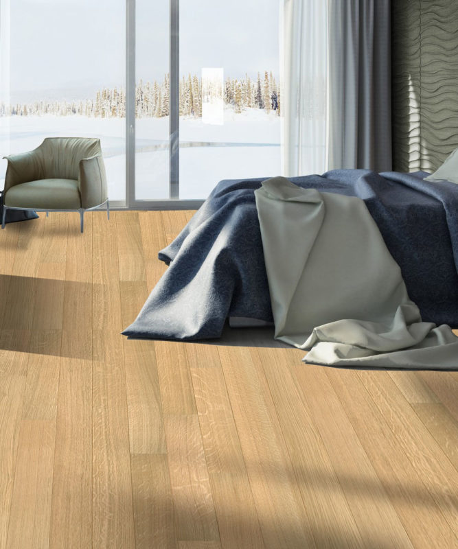 Однополосная паркетная доска Tarkett Privilege Oak Nobile Oak Select White, Сербия