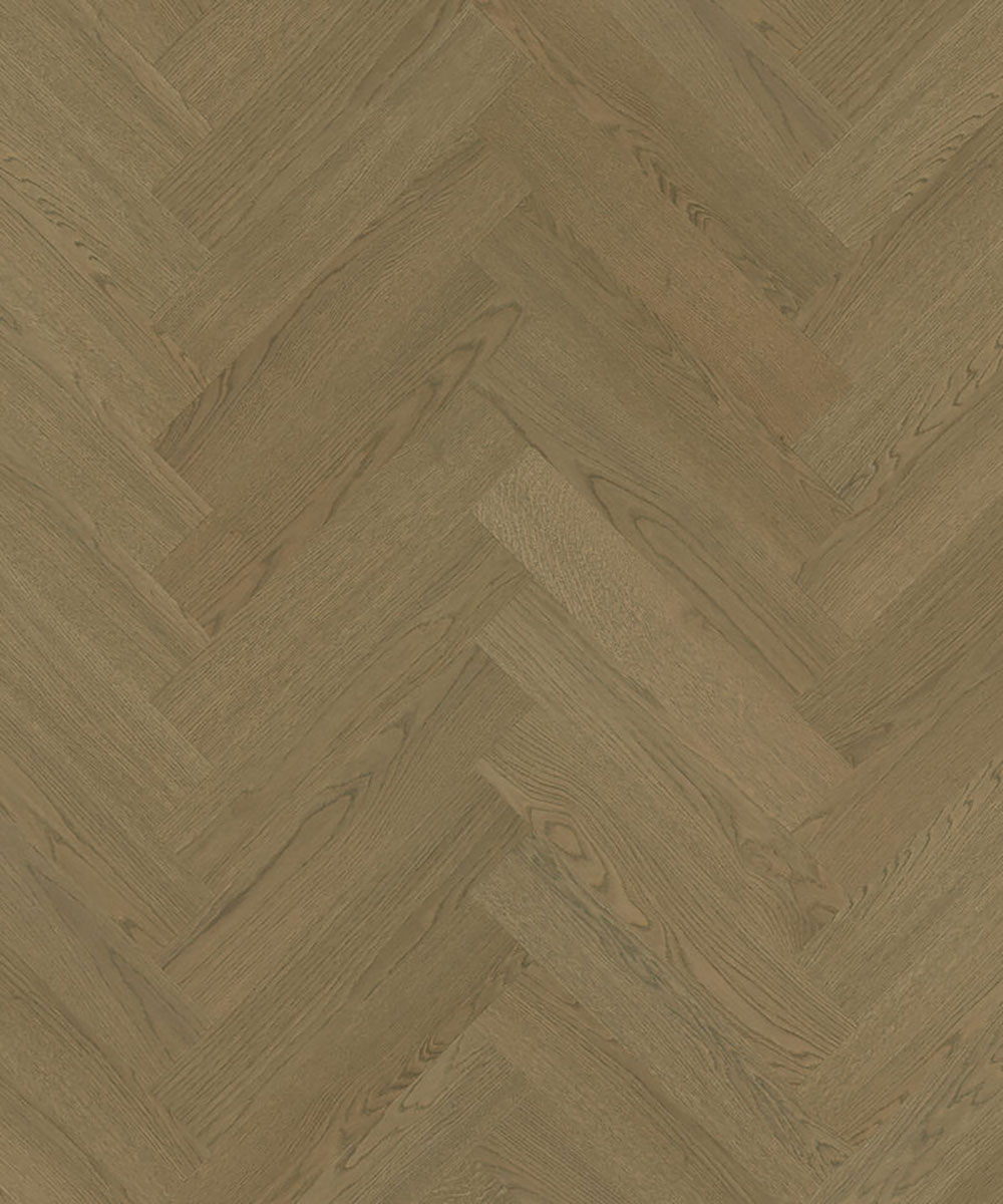 TH_Privilege_PRESTIGE_Oak_Brown_Grey-1 Крупный план паркета Tarkett Privilege Prestige Oak Brown Grey наглядно раскрывает изысканную текстуру дуба в благородном коричнево-сером тоне.