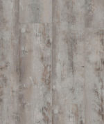 Виниловая плитка LVT Tarkett Starfloor Click Ultimate 55 — Bohemian Pine Grege серого цвета с реалистичной состаренной текстурой сосны крупным планом.