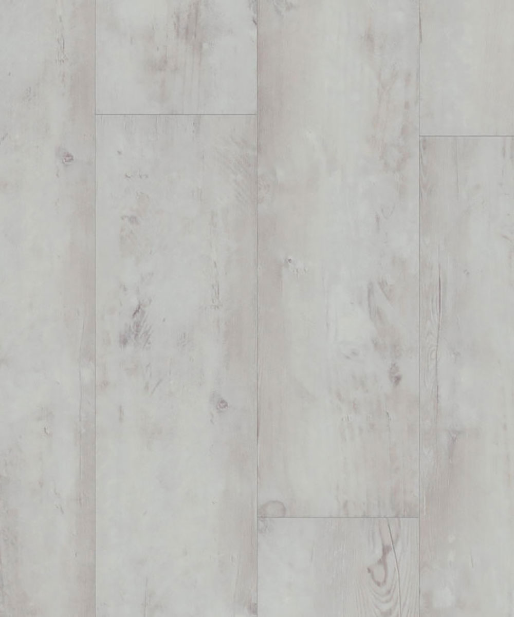 Bohemian-Pine-WHITE-1 Виниловая плитка LVT Tarkett Starfloor Click Ultimate 55 — Bohemian Pine White белого цвета с реалистичной текстурой состаренной сосны крупным планом.