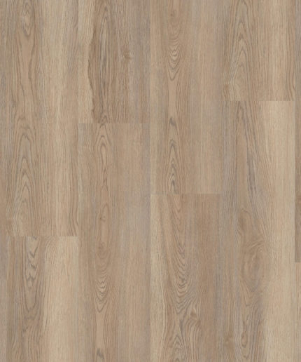 Текстура SPC плитки Tarkett Art Vinyl Element Click Cappuccino Oak под дерево. Образец бежево-серого кварцвинилового ламината.