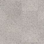SPC-плитка Tarkett Element Click Mint Glaze серого оттенка. Текстура напольного покрытия с реалистичной имитацией крошки терраццо крупным планом.