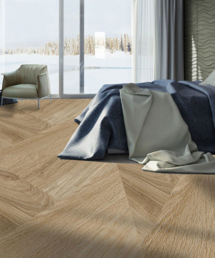 Комбинируемая виниловая плитка Tarkett iD Square English Oak Warm Gold Mini Plank, Франция