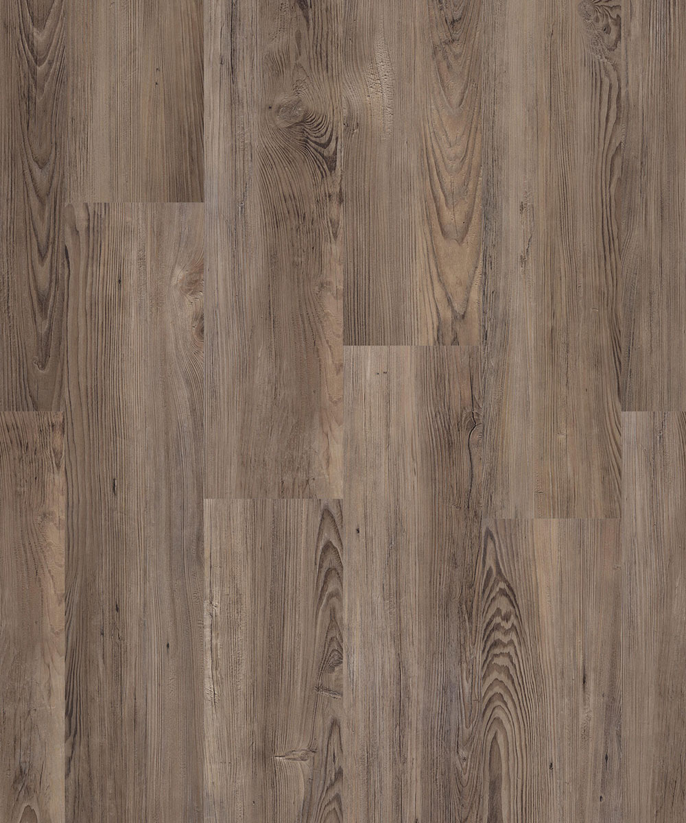 Prime_Clay_Brown-1 SPC-ламинат Tarkett Prime Click Clay Brown глубокого коричневого оттенка. Текстура напольного покрытия с выраженным рисунком состаренного дерева.