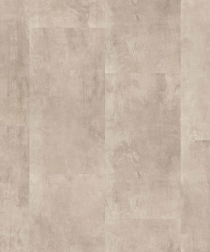 SPC-ламинат Tarkett Prime Click Pale Beige светлого бежевого оттенка. Текстура напольного покрытия с реалистичной имитацией бетона или камня.