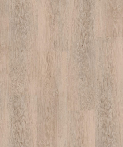 Кварцвинил Quick-Step Sebastian в натуральном бежевом оттенке с реалистичной текстурой дубовой доски, мягкими волокнами и редкими сучками.