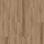 Кварцвинил Tarkett Deep House Peggy в насыщенном карамельно-коричневом оттенке с классической текстурой дубовой доски и мягкими переходами цвета.