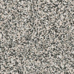 Гомогенный линолеум Tarkett iQ Surface 086 Dimmed Multi с мелкозернистой текстурой в серых, темно-серых и бежевых тонах крупным планом.