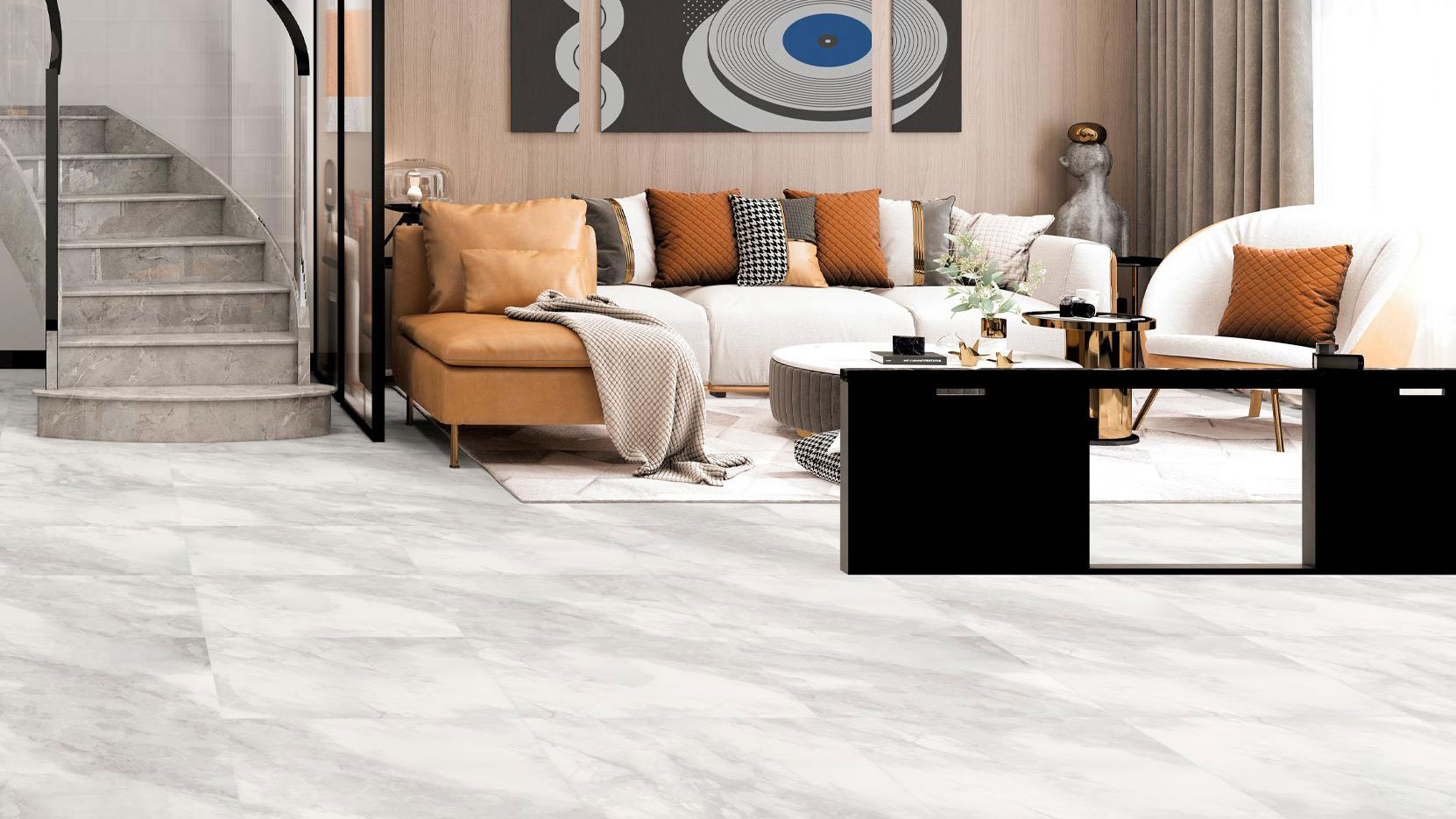 Виниловая плитка ПВХ Art Vinyl Tarkett Glamrock Tempest 2,7 мм (Россия)