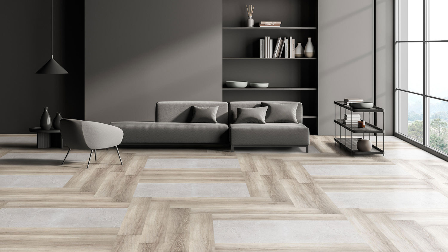 Коллекция плитки ПВХ Art Vinyl Tarkett Groove