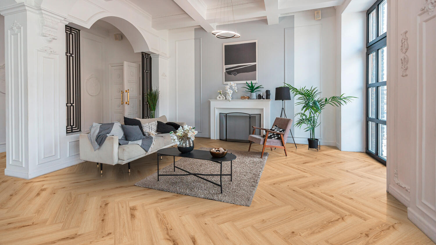 Плитка LVT Tarkett Herringbone Rigid