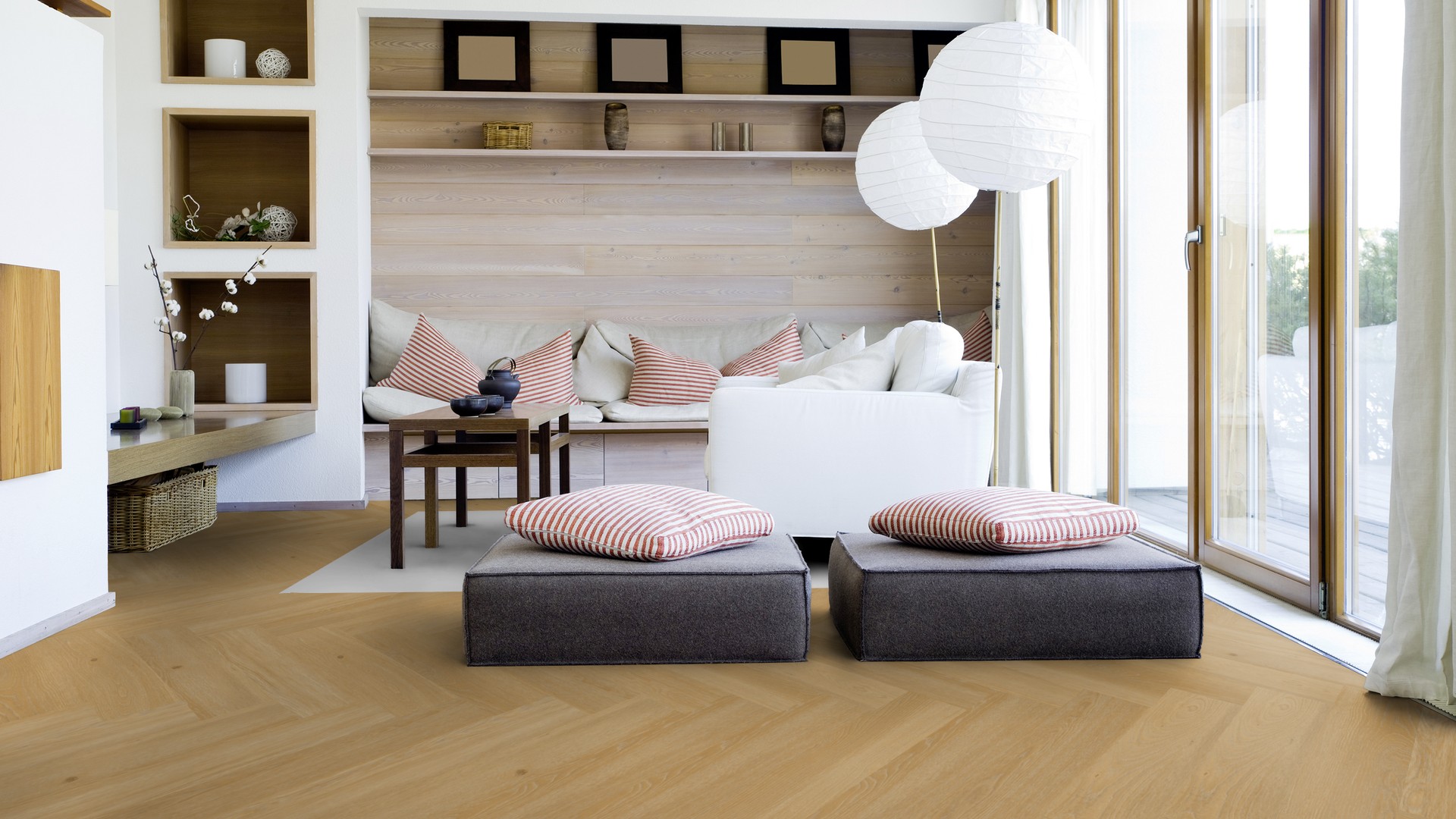 Плитка LVT Tarkett Herringbone Rigid Highland Oak GOLD 6,5 мм (Франция)