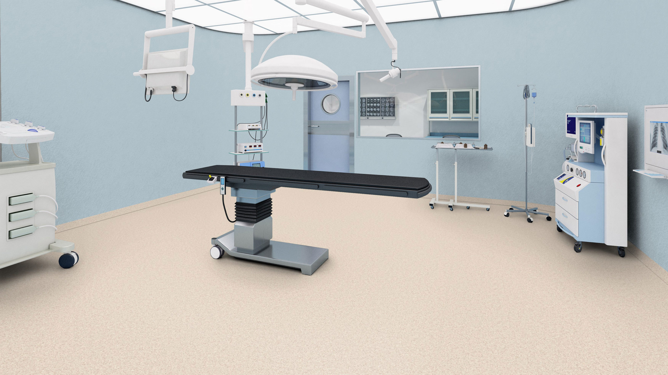 Антистатический линолеум ПВХ iQ Granit SD Granit Beige 0954, токорассеивающий, Швеция
